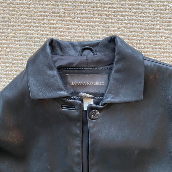 Banana Republic Leather Jacket - Picture 2 of 13